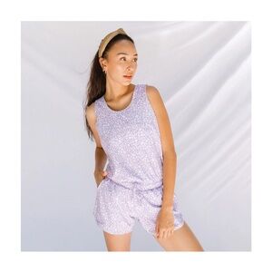 Albion Lilac Tank Romper